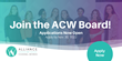 1 New Board Member Will Be Elected by a Vote of the ACW Membership