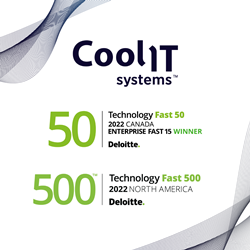 CoolIT Systems, Deloitte’s North America Technology Fast 500™ and Canada’s Enterprise Fast 15 programs logos