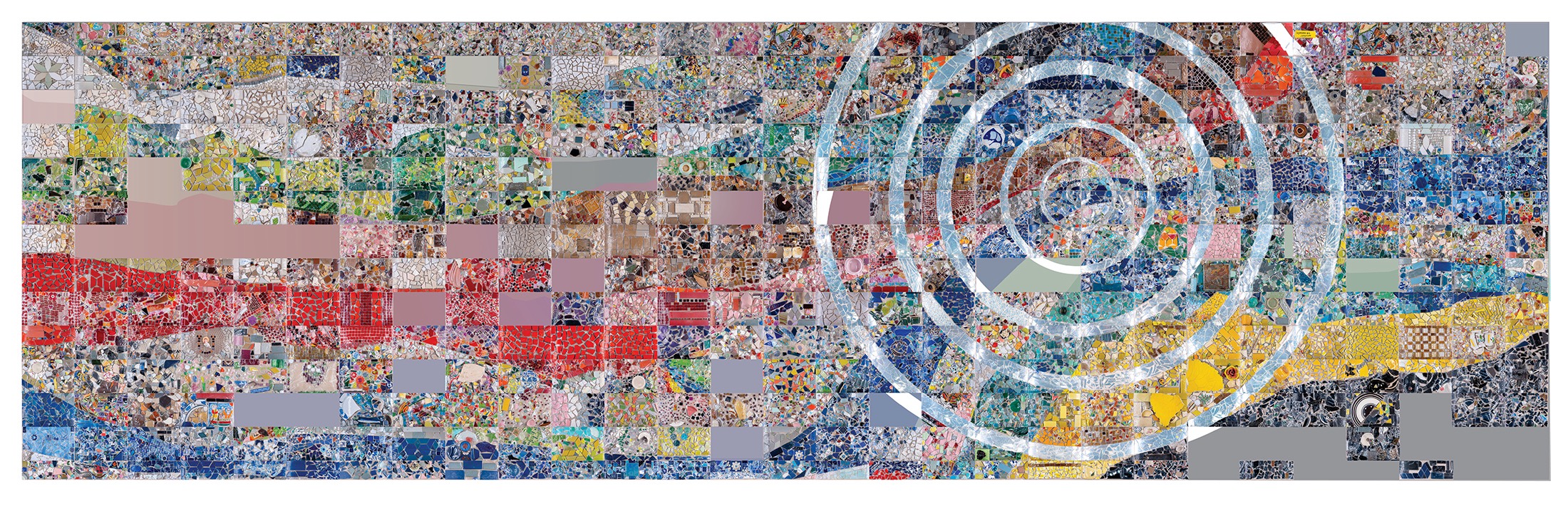 Artist Kristina Young will install RAD Napa’s first permanent artwork: a large-scale mosaic titled “Quake Mosaic,” made with salvaged objects from the 2014 earthquake and the 2017 and 2020 wildfires.