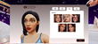 Each shopper can personalize the makeup look of their branded avatar