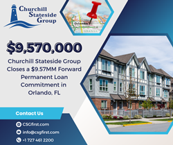 Thumb image for Churchill Stateside Group Provides $9.57MM Forward Permanent Loan Commitment in Orlando, FL