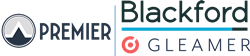 Premier Radiology Services, Blackford, GLEAMER logos