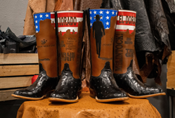 Special Edition John Wayne Full Quill Round Toe Boots