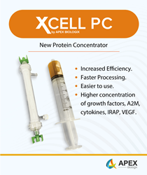 APEX Biologix Announces New, Industry-Leading XCELL Protein Concentrator System