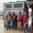 L-R (John Vandergiessen, Josh, Ben and Sergio from San Joaquin Valley Dairy Equipment)