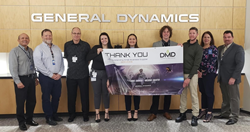 General Dynamics presents DMD with the Small Business Award because of IT Asset Management (ITAM) and Hardware Asset Management (HAM) services.