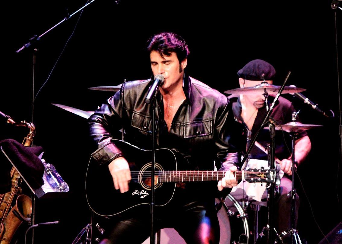 Chris MacDonald's Memories of Elvis Rockin Birthday Bash Live Black Leather