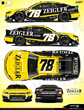 New Zeigler.com 78 Scheme Renders for 2023 NASCAR Cup Series Season with Live Fast Motorsports and Josh Bilicki