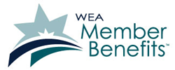 WEA Member Benefits logo