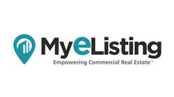 The image is the logo for MyEListing.com, a free US-based commercial real estate marketplace.. 