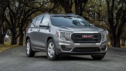 The 2023 GMC Terrain, which can be found at Carl Black Kennesaw.