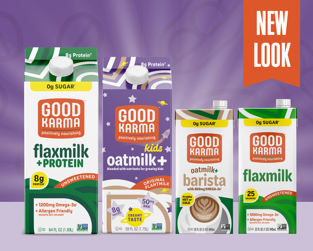 Good Karma has refocused on core plant-based beverages and beverage innovation, and recently lauched a strategic brand and packaging redesign.