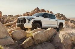 2023 Toyota Tundra SR5 in rocky terrain
