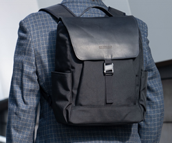 Miles Laptop Backpack holds two laptops or one laptop (up to a MacBook Pro 16-inch) and one tablet (up to a 12.9-inch iPad) or 13-inch laptop in individual, plush compartments.
