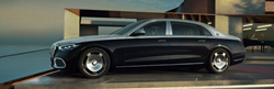 Side view of the 2023 Mercedes-Benz S-Class Black
