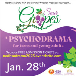 NEDHSA seeks to inspire region through “Sour Grapes” stageplay