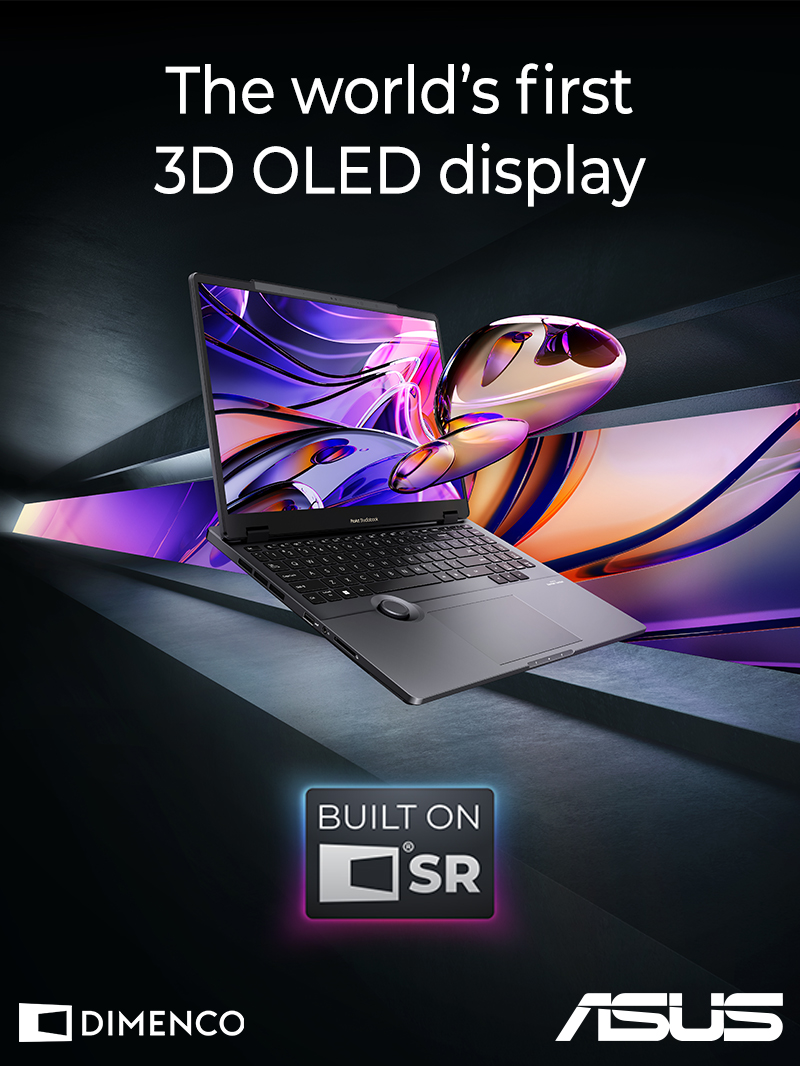 Dimenco Built on SR: The market leader in Simulated Reality display technology that allows you to experience virtual 3D objects in your own environment -- without the need for glasses or wearables