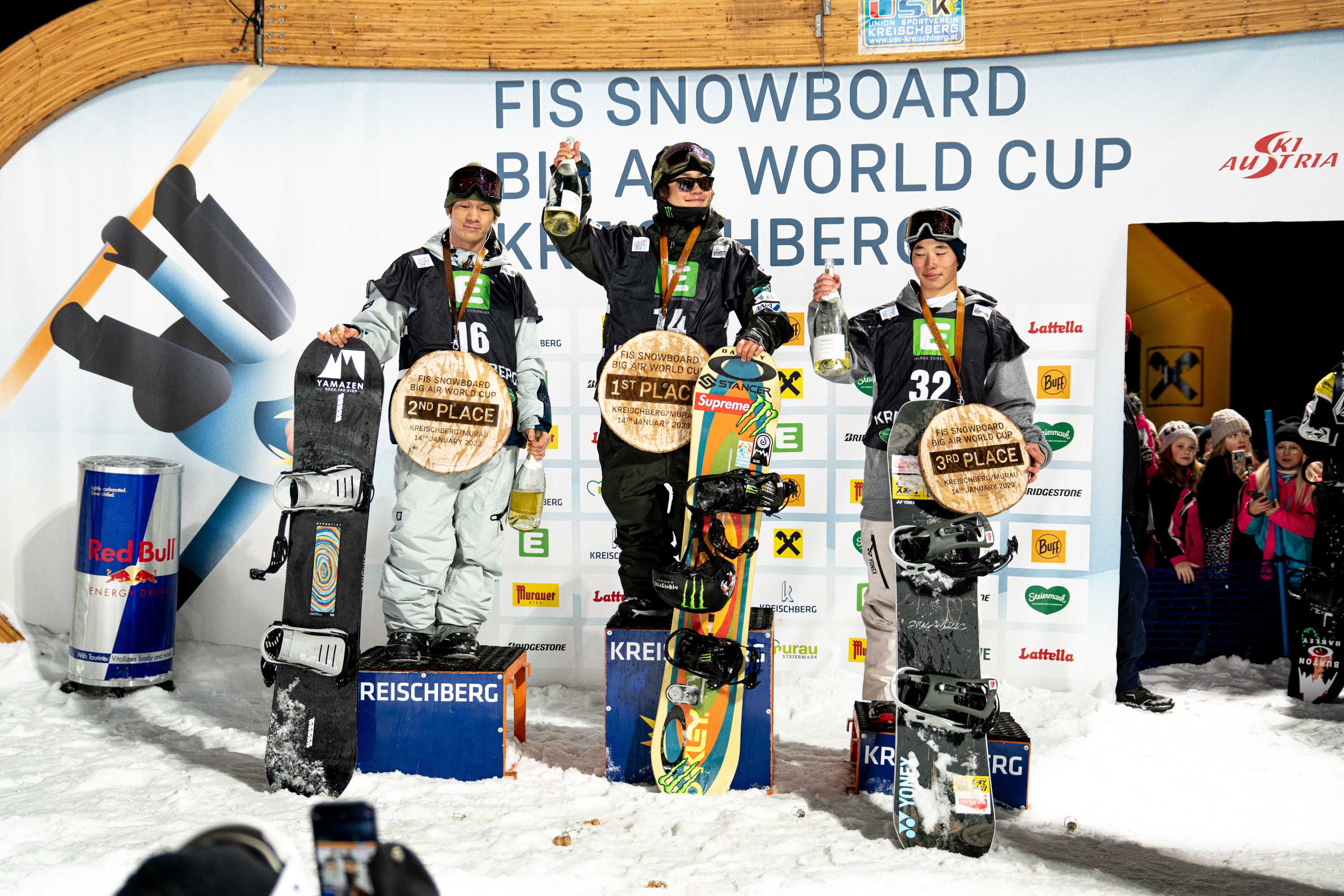 Monster Energy’s Taiga Hasegawa Takes First Place in Snowboard Big Air at 2023 FIS World Cup Finals in Kreischberg