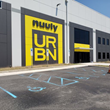 The exterior of an existing Nuuly fulfillment center facility located in Philadelphia, Pennsylvania.