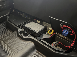 Havis 2-Piece Under-Seat Storage Box for 2020-2023 Dodge Ram 2500 & 3500 Crew Cab Pickup Trucks.