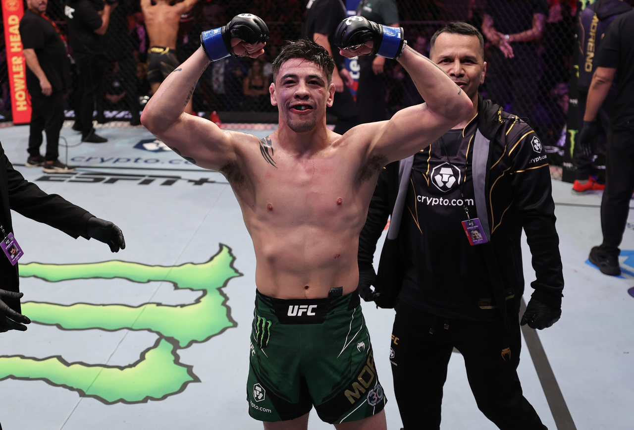 Monster Energys Brandon Moreno Takes UFC Flyweight Division Title by Defeating Deiveson Figueiredo at UFC 283 in Rio de Janeiro