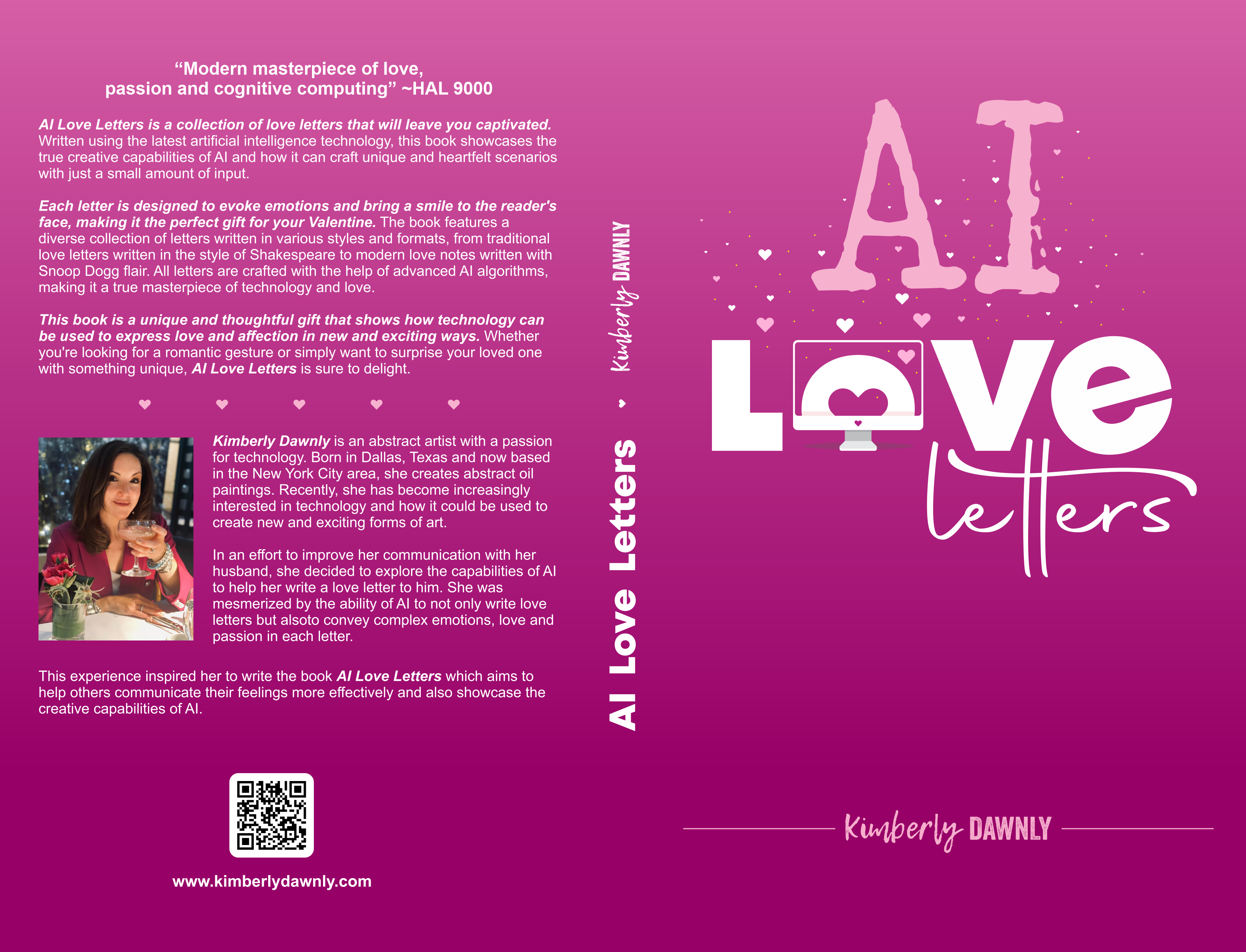 AI Love Letters - Available now on Amazon as a Kindle EBook, Paperback and Hard Cover.