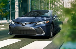 2023 Toyota Camry Front View on the road