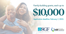 Thumb image for Shady Grove Fertility (SGF) patients can apply for up to $10,000 in grants to help afford treatment