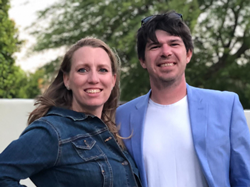 Matt and Melissa Hammersley, co-founders of Novel Effect and authors