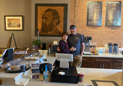In 2022, Sarah and Kevin Zakariasen opened their second Stonewall Coffee location in Bridgeport, West Virginia.
