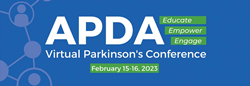 FREE two-day APDA Virtual Parkinson's Conference takes place February 15 & 16, 2023