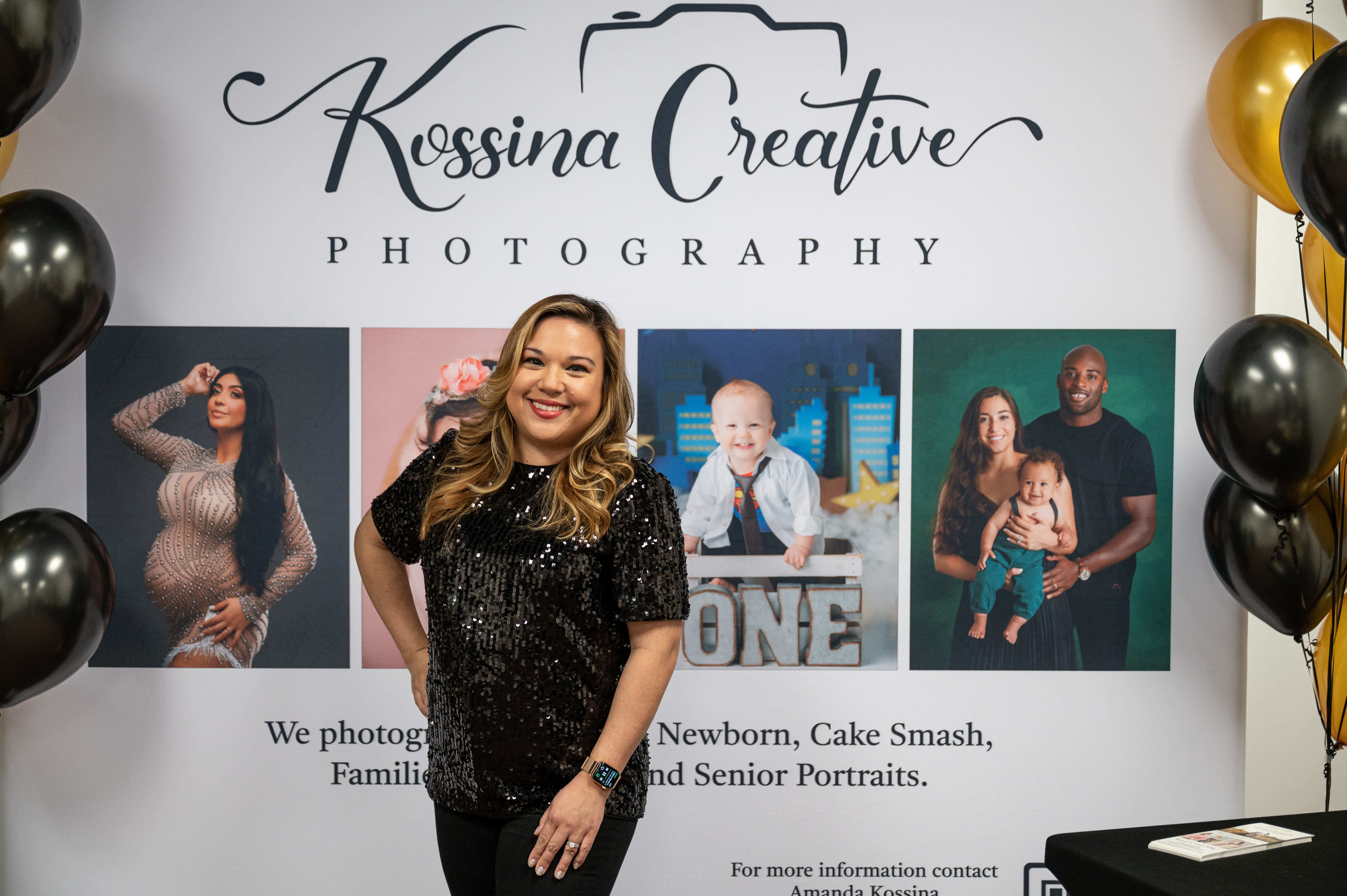 Amanda Kossina, Photographer and owner of Kossina Creative Photography