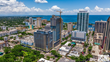 Skyline highlight: At a height of 358 feet (110 m), Ascent St. Petersburg is one of the tallest buildings in the city’s skyline, with 360° views of Tampa Bay and the Gulf of Mexico.