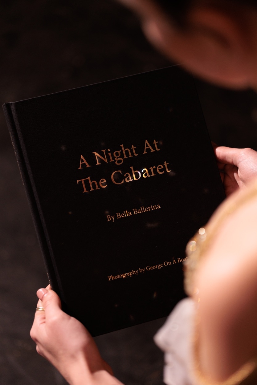 Bella Ballerina promoting "A Night at the Cabaret"