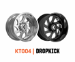 KT Series Dropkick, 8 lug, polished - KG1 FORGED WHEELS