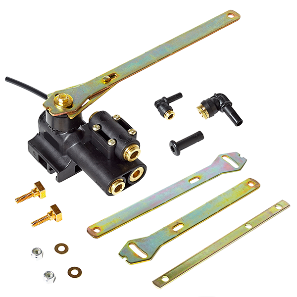Each kit contains all the necessary elbow connectors, quick-connect fittings and hardware to make installation a simple, less-than-15-minute exercise.