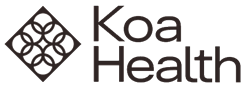 The Koa Health Logo, featuring interlaced circles in a diamond shape