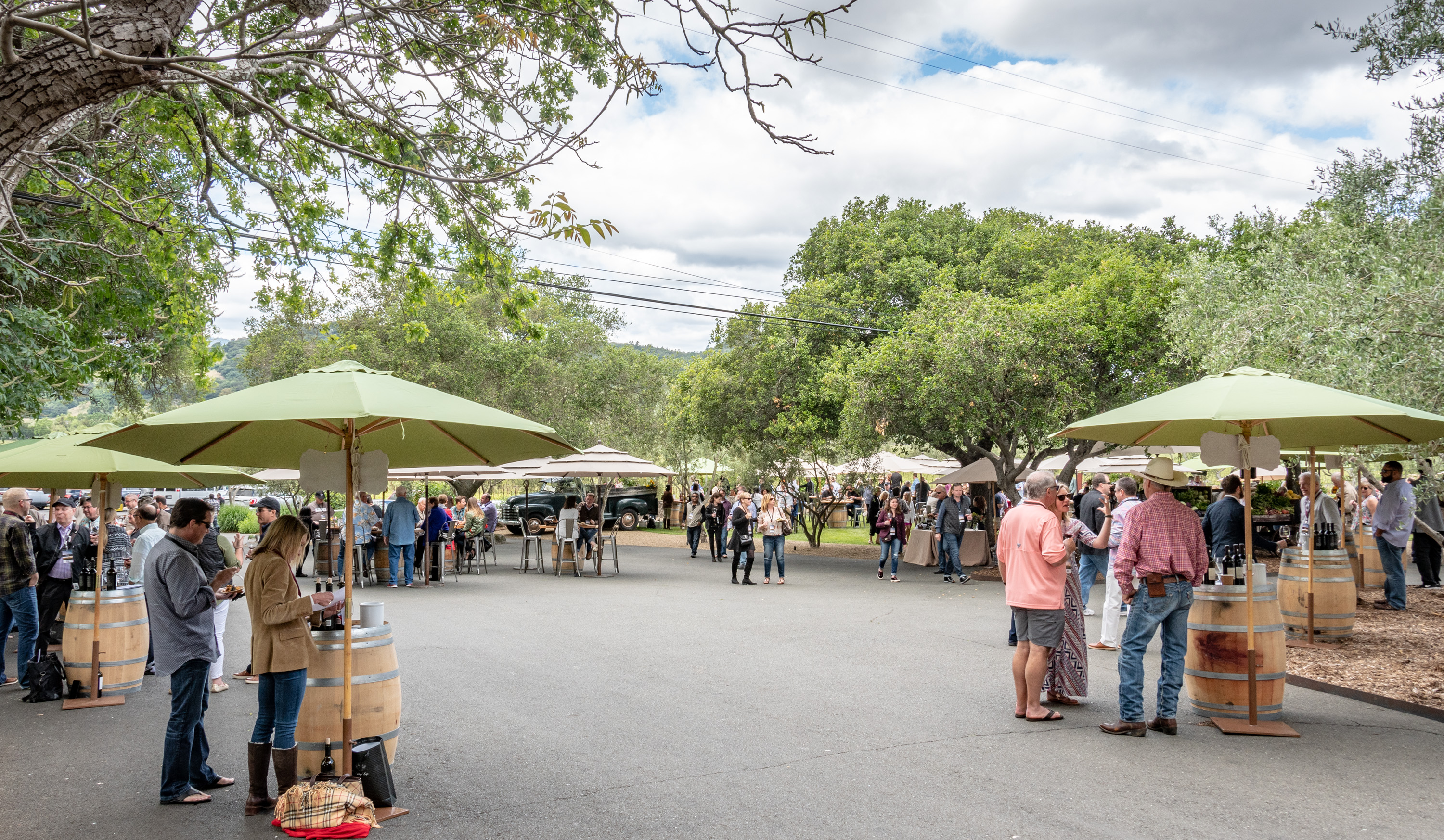 The Grand Vintner-Hosted Lunch and Tasting will be hosted at Regusci Winery and a gourmet lunch will be prepared by award-winning Chef Stephen Barber of Farmstead Restaurant at Long Meadow Ranch.