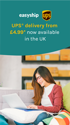 UPS delivery from £4.99* now available in the UK with Easyship