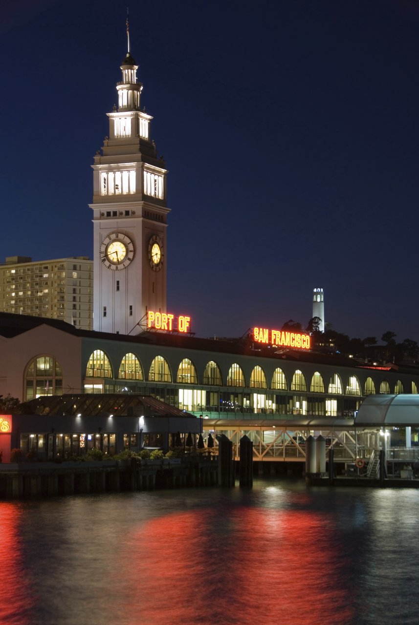The Ferry Building.
