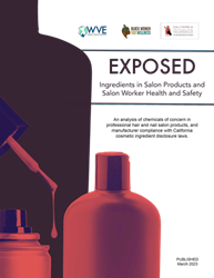 Report on ingredient disclosure and safety of salon products and impacts on worker health