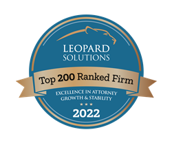 2022 Leopard Law Firm Index Top 200 Badge