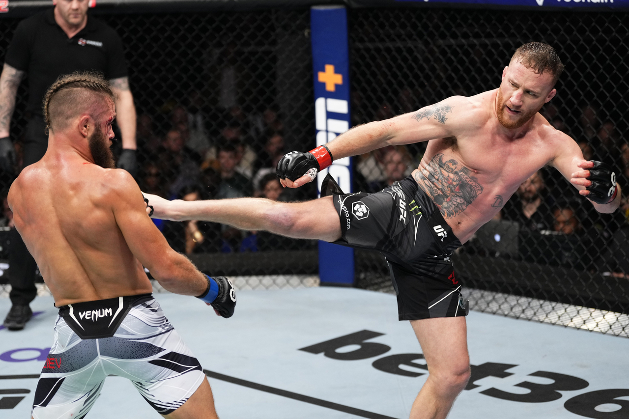 Monster Energy’s Justin Gaethje Defeats Rafael Fiziev at UFC 286 in London