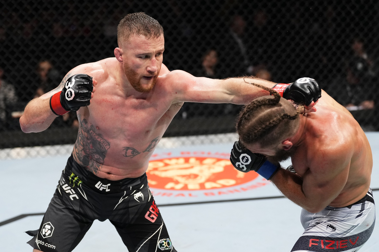 Monster Energy’s Justin Gaethje Defeats Rafael Fiziev at UFC 286 in London
