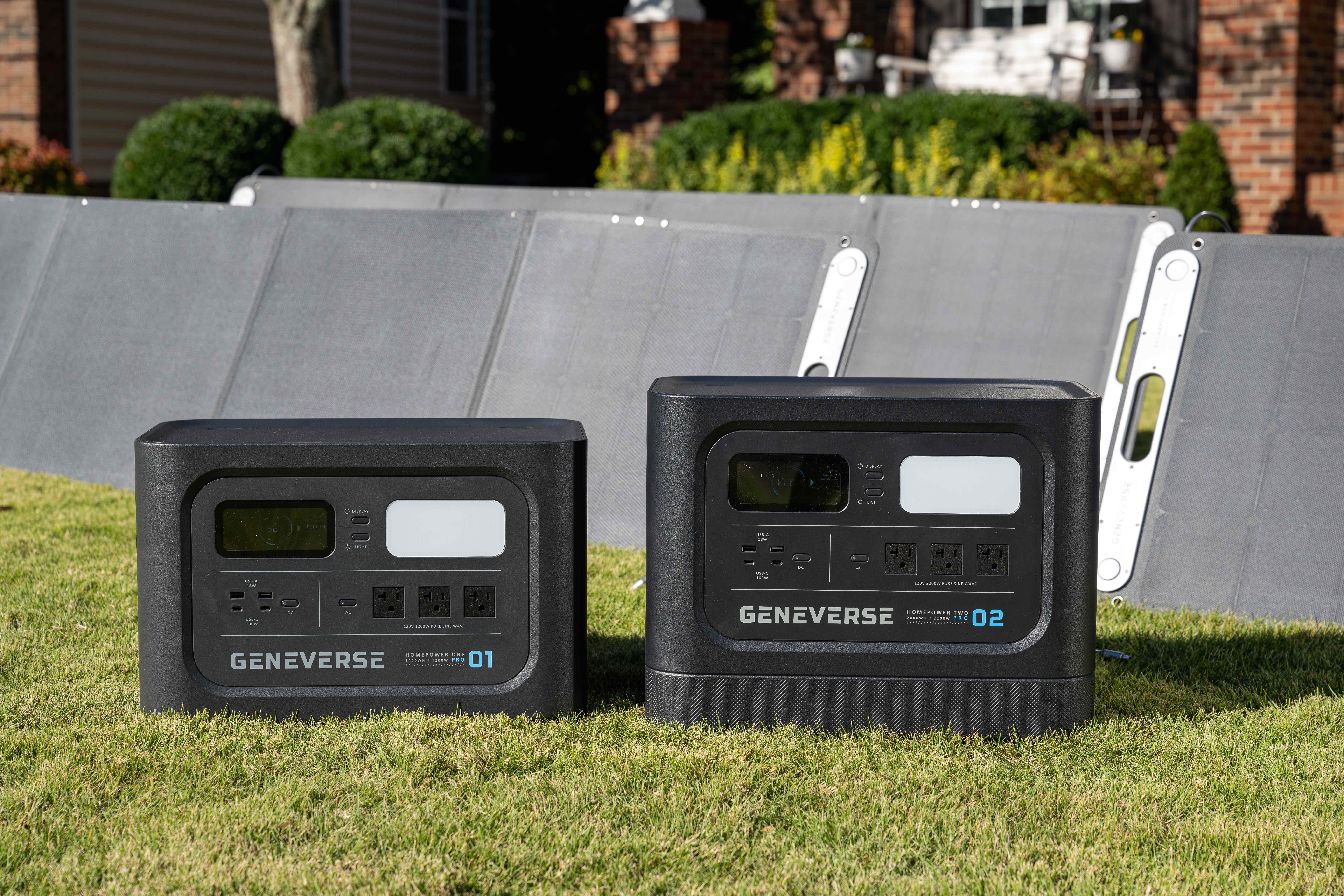 Yard with the Geneverse HomePower PRO Series