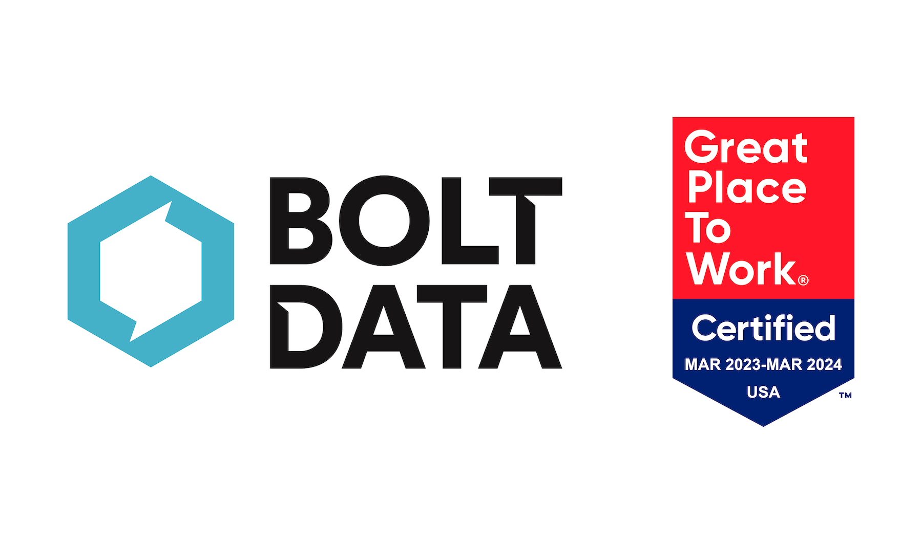 Bolt Data is proud to be Certified™ by Great Place to Work®