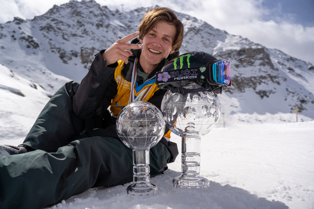 Monster Energy's Birk Ruud Earns Crystal Globe Trophy in Slopestyle and Crystal Globe for Overall 2022/23 Season Performance, Claims 3rd Place in Men’s Freeski Slopestyle, Sets Record for Season Wins