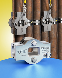 Thumb image for Esco Tool's new HOG TIE MILLHOG Boiler Tube Weld Alignment Clamp Speeds Boiler Tube Fit-up