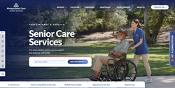 the homepage of Always Best Care's redesigned website