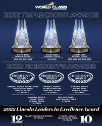 World Class Automotive Group earns multiple, consecutive Triple Crown, President's Awards